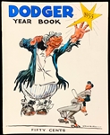 1953-1962 Brooklyn and Los Angeles Dodgers Yearbooks – with 5 Howard Mullin “Bum” Covers (7)