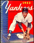 1953-1958 New York Yankees Yearbooks and Sketch Books Collection of 9