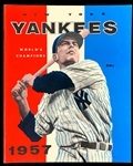 1953-1958 New York Yankees Yearbooks and Sketch Books Collection of 9