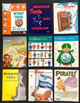 1950s Major League Team Yearbooks Collection of 63 from 12 Teams Incl. Giants, Red Sox, Cubs, Giants and Others