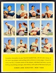 1952-1958 Cleveland Indians Sketch Book Collection of 7 Plus <em>1955 Golden Book of Stamps</em>
