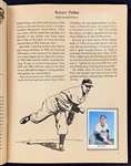1952-1958 Cleveland Indians Sketch Book Collection of 7 Plus <em>1955 Golden Book of Stamps</em>
