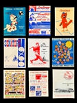 1950s-1960s Major League Scorecard Collection of 22 with Dodgers, Red Sox, Cubs, Giants, Senators and More