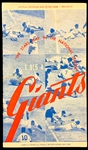 1950s-1960s Major League Scorecard Collection of 22 with Dodgers, Red Sox, Cubs, Giants, Senators and More