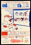 1950s-1960s Major League Scorecard Collection of 22 with Dodgers, Red Sox, Cubs, Giants, Senators and More