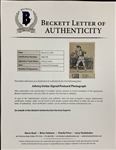 Pair of Johnny Unitas Signed Postcards (2) (BAS)