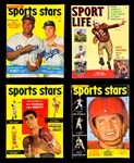 Collection of 19 Baseball Publications Incl. <em>Inside Sports</em>, <em>Sports Stars</em>, <em>Who's Who in Sports</em> and Others