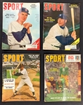 1952-1959 <em>SPORT Magazine</em> Collection of 77 Issues – Mantle, Cousy, Musial, Mays, Williams Covers and More