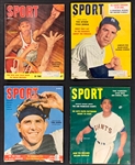 1952-1959 <em>SPORT Magazine</em> Collection of 77 Issues – Mantle, Cousy, Musial, Mays, Williams Covers and More
