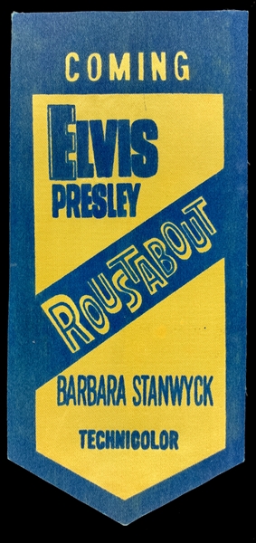 1964 <em>Roustabout</em> Movie Theatre Ushers Badge – Promoting Elvis Presleys Film