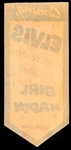 1965 <em>Girl Happy</em> Movie Theatre Usher's Badge – Promoting Elvis Presley's Film