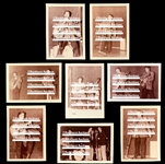 Group of Eight 1956 Elvis Presley Photographs Performing May 27, 1956, at The University Of Dayton Fieldhouse in Dayton, Ohio