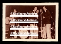 Group of Eight 1956 Elvis Presley Photographs Performing May 27, 1956, at The University Of Dayton Fieldhouse in Dayton, Ohio