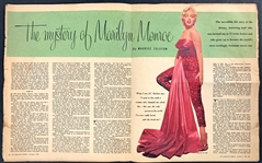 1950's Marilyn Monroe Premium Photo in Original Cardboard Frame – Never Used!