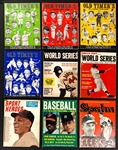 Dick Perez's Personal 1950's-1960's Baseball Magazine Collection of 48 – with <em>Baseball Stars</em>, <em>Who's Who</em>, <em>Street and Smith's</em> and others