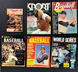 Dick Perez's Personal 1950's-1960's Baseball Magazine Collection of 48 – with <em>Baseball Stars</em>, <em>Who's Who</em>, <em>Street and Smith's</em> and others