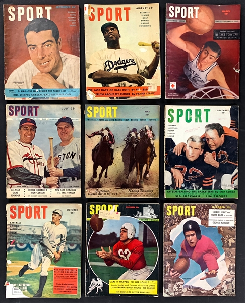 Dick Perezs Personal 1947-1965 <em>SPORT Magazine</em> Collection of 111