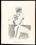 Dick Perez Philadelphia Athletics and Phillies Greats Orignal Pen and Ink Artworks (7)