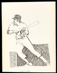 Dick Perez Philadelphia Athletics and Phillies Greats Orignal Pen and Ink Artworks (7)