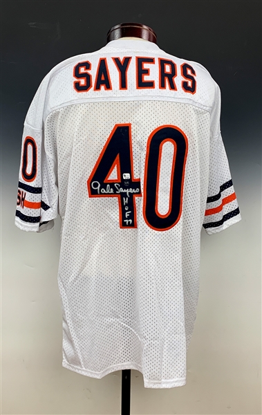 Gayle Sayers Signed Chicago Bears Jersey (BAS)