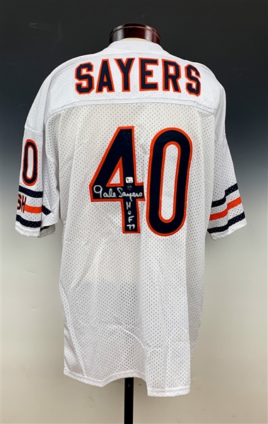 Gayle Sayers Signed Chicago Bears Jersey (BAS)