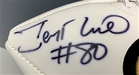 Jerry Rice “#80” Signed San Francisco 49ers Commemorative Super Bowl Champions Football (BAS)