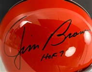 Jim Brown “HOF 71” Cleveland Browns Helmet (BAS)