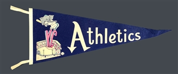 1960's Baseball Pennant Collection of Six Incl. Houston Colt 45s, Los Angeles Dodgers and Others