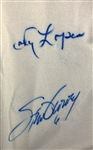 1981 World Series Champion Los Angeles Dodgers Infield Signed Jersey with Cey, Lopes, Garvey and Russell (BAS)