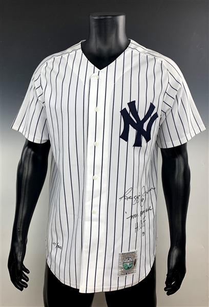 Reggie Jackson “Mr. October HOF 93” Signed New York Yankees Jersey Limited Edition (47/563) (BAS)