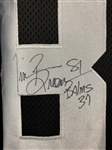 Jerry Rice, Tim Brown and Rich Gannon Signed Oakland Raiders Jersey's (3) (BAS)