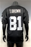 Jerry Rice, Tim Brown and Rich Gannon Signed Oakland Raiders Jersey's (3) (BAS)
