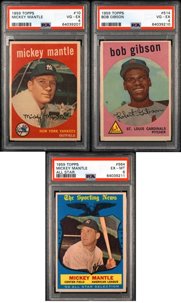 1959 Topps Baseball Near Set (561/572)