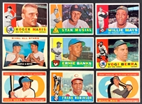 1960 Topps Baseball Complete Set (572)