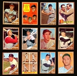 1962 Topps Baseball Partial Set (404/598) Including Hall of Famers and Stars