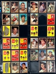 1962 Topps Baseball Partial Set (404/598) Including Hall of Famers and Stars