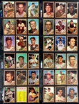 1962 Topps Baseball Partial Set (404/598) Including Hall of Famers and Stars