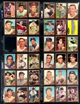 1962 Topps Baseball Partial Set (404/598) Including Hall of Famers and Stars