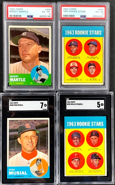 1963 Topps Baseball Complete Set (576)