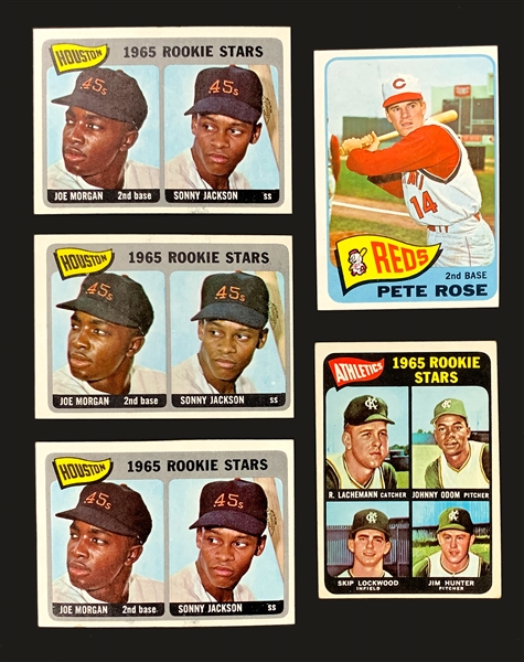 1965 Topps Baseball Collection (373) Including Multiples of #16 Joe Morgan Rookie and Other HOFers