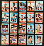 1965 Topps Baseball Collection (373) Including Multiples of #16 Joe Morgan Rookie and Other HOFers
