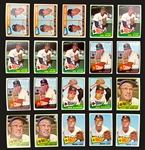 1965 Topps Baseball Collection (373) Including Multiples of #16 Joe Morgan Rookie and Other HOFers