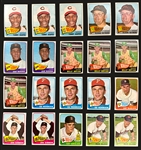 1965 Topps Baseball Collection (373) Including Multiples of #16 Joe Morgan Rookie and Other HOFers