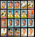 1965 Topps Baseball Collection (373) Including Multiples of #16 Joe Morgan Rookie and Other HOFers