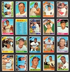 1966 Topps Baseball Partial Set (420/598) Incl. #100 Sandy Koufax SGC NM 7