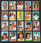 1966 Topps Baseball Partial Set (420/598) Incl. #100 Sandy Koufax SGC NM 7