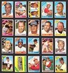 1966 Topps Baseball Partial Set (420/598) Incl. #100 Sandy Koufax SGC NM 7