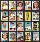 1966 Topps Baseball Partial Set (420/598) Incl. #100 Sandy Koufax SGC NM 7