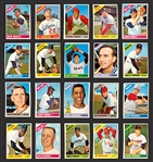 1966 Topps Baseball Partial Set (420/598) Incl. #100 Sandy Koufax SGC NM 7