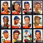 1953 Topps Baseball Partial Set (96/274) Including Satchell Paige, HOFers and High Numbers